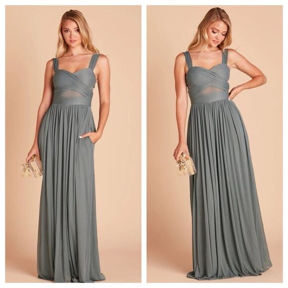 NEW Birdy Grey Elsye Bridesmaid Long Maxi Dress in Sea Glass Green Size XXL - Picture 11 of 16